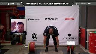 Ivan Makarov  Deadlift attempt 502 kg  October 18th 2020 WUS [upl. by Dlanor87]