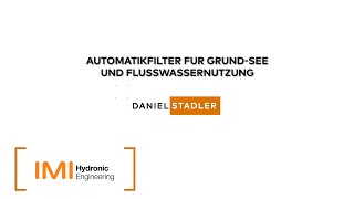 Webinar Automatikfilter für Grundsee und Flusswassernutzung [upl. by Yecak]