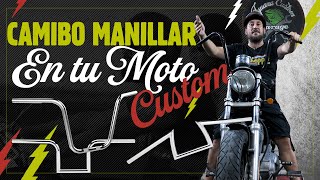 Cambio de manillar en tu Moto Custom ¿Cuál elegir [upl. by Unhsiv]