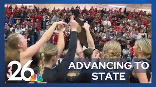 Welsons 41 points help Hortonville girls advance to state [upl. by Esekram]