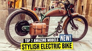 7 New Electric Bikes w Old School Designs and Retro Bicycle Accessories [upl. by Coraline]