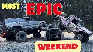 4WD ACCIDENT IN THE WATAGANS NATIONAL PARK Andy Rolls his GQ Patrol  No one was injured [upl. by Valonia]