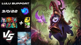 SUPPORT Lulu vs Janna  EU Challenger Patch 1420 [upl. by Dyrrej]