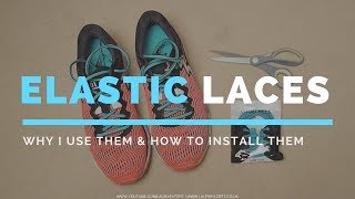 Elastic Shoe Laces  Why I Use Them amp How To Install Them  Laura  Fat to Fit [upl. by Brannon700]