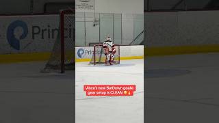 BarDown’s new goalie gear setup is CLEAN 😳🔥 [upl. by Neillij714]