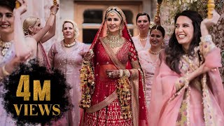 Katrina Kaif Royal Grand Entry In Her Wedding  Katrina KaifVicky Kaushal Wedding Video [upl. by Nylzzaj179]