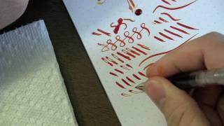 Noodlers Flex Nib Adjusting [upl. by Letta]