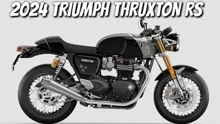 TRIUMPH THRUXTON RS 2024 NEW UPDATE COLOR [upl. by Ditter]