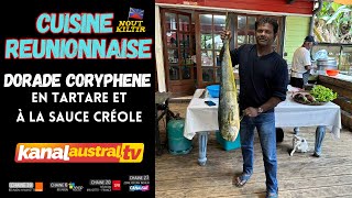 Cuisine de la Dorade Coryphène en tatare et à la sauce Réunionnaise by KANAL AUSTRALTV [upl. by Nottarts]