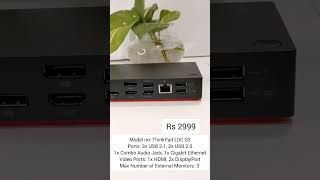 Buy Now Lenovo ThinkPad docking station youtube ￼trending viralshort usbport lenovothinkpad [upl. by Anes464]