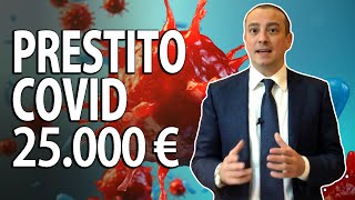 Prestito covid fino a 25000€  Dott Paolo Florio [upl. by Vowel]