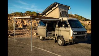 1987 Volkswagen Vanagon GL Westfalia Full Original Condition  Walk Around and Test Drive [upl. by Oribel]