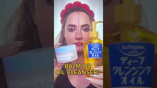 Oil or Balm🫧 🤷🏻‍♀️ doublecleanse doublecleansing skincareasmr bestcleanser satisfyingsounds [upl. by Ydoow500]