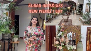 Visit to rubab Interior ♥️New Pieces I Got ♥️ ♥️ Vlog 597 [upl. by Deehsar]