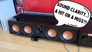 Klipsch RP450C Center Channel Review High Fidelity Crystal Clear Sound For Home Theater [upl. by Kired]