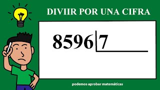 DIVIDIR POR 1 CIFRA [upl. by Ehr]