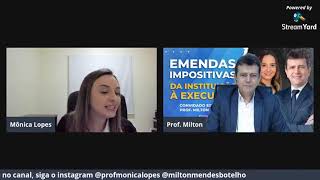 EMENDAS IMPOSITIVAS AO ORÇAMENTO MUNICIPAL [upl. by Nnasor]