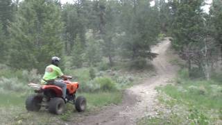 Riding ATVs in the Mountians of Colorado [upl. by Eirehs]