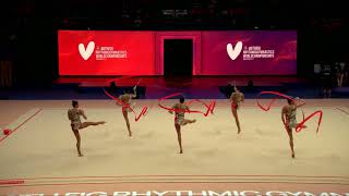 Italy ITA  2023 Rhythmic Worlds Qualifications 3RI2BA Group [upl. by Stearns]