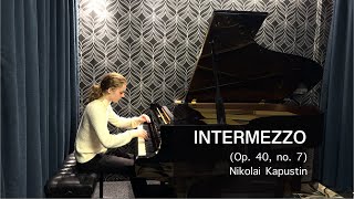 Kapustin – quotIntermezzoquot Etude No 7 from quot8 Concert Etudesquot Opus 40 performed by Artemii Safonov [upl. by Berghoff]