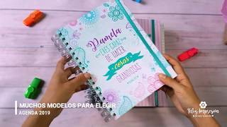 AGENDAS PERSONALIZADAS 2019 [upl. by Iclek698]