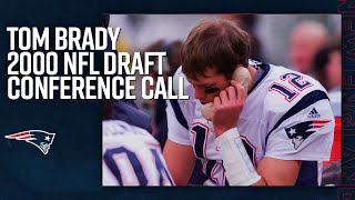 EXCLUSIVE Tom Brady’s First Phone Call as the 199th Pick in the 2000 NFL Draft [upl. by Trutko]