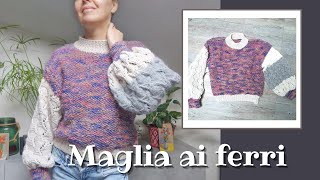 Maglia ai Ferri  Tutorial PassoPasso [upl. by Thill987]