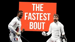 The ACTUAL Fastest Epee bout SO FAR Cannone VS Borel ShowdownGIVE AWAY INCOMING [upl. by Aihtenak]