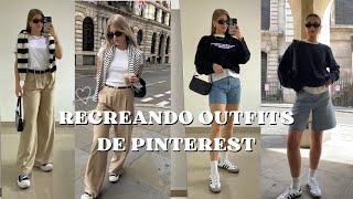 RECREANDO OUTFITS DE PINTEREST [upl. by Arbmat785]