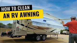 How to Clean an RV Awning [upl. by Rennug586]