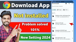 Chrome se app install nahi ho raha hai 2024  Chrome app not installed problem  app not installed [upl. by Gilmer]