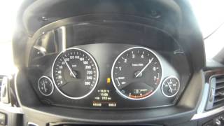 2012 BMW 320i F30 Auto acceleration 0160kmh [upl. by Addia]