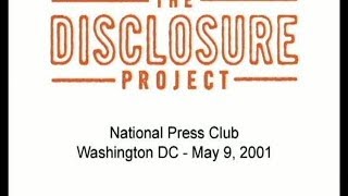 The Disclosure Project  National Press Club 2001  720p HD [upl. by Ennaid]