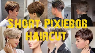 Short Bob pixie haircut 2024 [upl. by Noguchi]