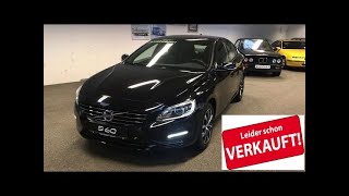 VERKAUFT  Volvo S60 T3 Autom Linje Svart  SportLeder BiXenon Navi Sitzheizung [upl. by Taddeusz722]