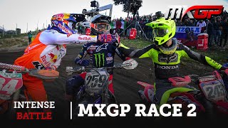 Insane Battle  Gajser  Herlings  Febvre  Coldenhoff  MXGP Race 2  MXGP of Trentino 2021 [upl. by Odnam]