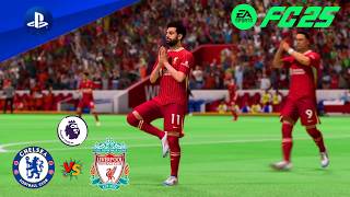 ليفربول vs تشيلسي 🔥 Premier League 2425  في لقاء القمة  Salah vs Palmer   FC 25 [upl. by Hildick]