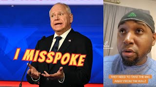 Tim Walz Misspoke AGAIN [upl. by Catrina]