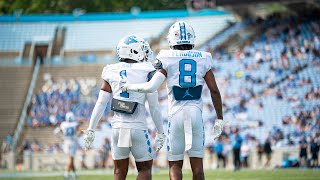 CONDENSED GAME HIGHLIGHTS UNCs Spring Football Scrimmage [upl. by Canotas]