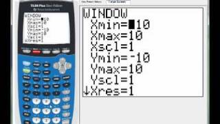 Graphing a Radical function using the TI84 Plus [upl. by Ailuy77]