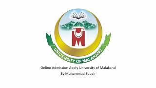 UOM Online Admission Procedure  University of Malakand [upl. by Anitnatsnoc]