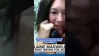 Ghislaine Maxwell ‘depressed’ in prison interview exclusive [upl. by Ted992]