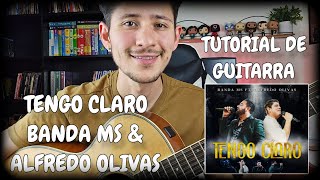 Tengo Claro  Banda MS amp Alfredo Olivas  Requinto amp Acordes  Tutorial  Guitarra [upl. by Wallinga]