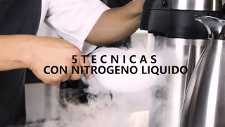 NITROGENO LIQUIDO Todo lo que debes saber para usarlo en la cocina [upl. by Artemus]