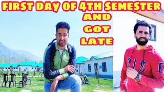 My first day of 4th semester At University  Central University Of Kashmir [upl. by Dominica]