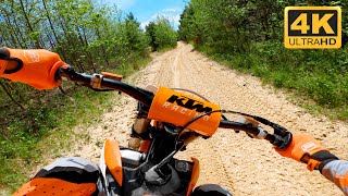 Freeriding on KTM 125 SX 4K UHD [upl. by Sabah106]