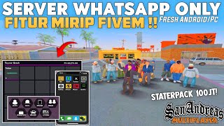 SERVER GTA ROLEPLAY WHATSAPP ONLY FITUR MIRIP FIVEM  REVIEW SERVER GTA SAMP INDONESIA [upl. by Witherspoon]