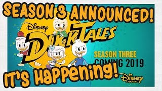 DUCKTALES SEASON 3 ANNOUNCED  CREATOR HYPE [upl. by Napoleon]