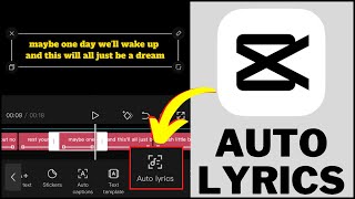 How To Add Auto Lyrics In CapCut Easy Tutorial [upl. by Emerald535]