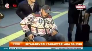 Kievde Beşiktaşlı taraftarlara saldırı 06122016 [upl. by Theressa]